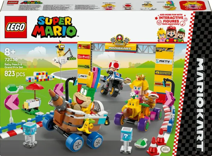 72036 LEGO Super Mario Mario Kartâ¢ - Baby Peach og Grand Prix-sæt